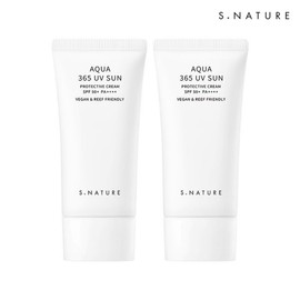 SNature 에스네이처 아쿠아 365 유브이 선크림 80ml 2개 Esnature Aqua 365 UV Sunscreen 80ml 2-Pack