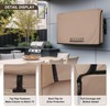 ULTCOVER Waterproof Outdoor TV Cover with Clear Front Flap for