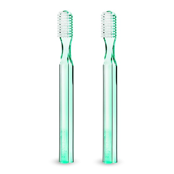 Supersmile New Generation 45° Patented Toothbrush, Green, 2 Count