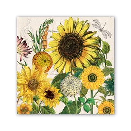 Michel Design Works Cocktail Napkins, Sunflower