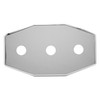 Westbrass Three-Hole Remodel Plate, Polished Chrome, D505-26, 1 Pack