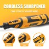 CUBEWAY Cordless Chainsaw Sharpener Kit - Portable 8V Chain Saw