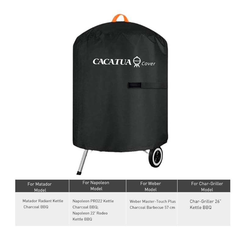 CACATUA Heavy Duty Waterproof BBQ Grill Cover, 210D Oxford Cloth,