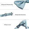 AUSUAYA Men's Bow Tie with Pocket Square and Cufflinks, Boys