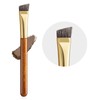 ROWNYEON CM167 Eyebrow Brush, Diagonal Type, Wide Eyebrow Brush, Natural