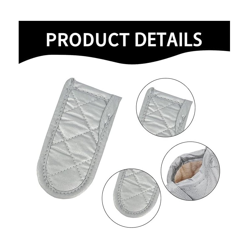 4 Pcs Cast Iron Handle Covers, Hot Pan Handle Sleeve
