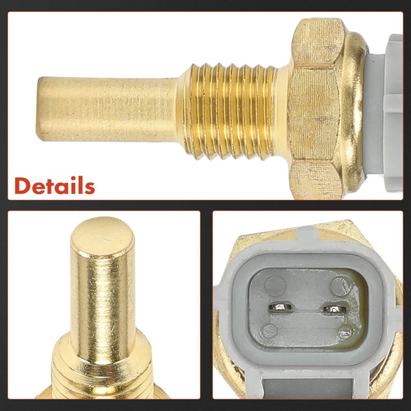 Frankberg Coolant Sensor Coolant Temperature Sensor 2-Pin Compatible with Justy
