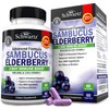 Elderberry Capsules with Zinc and Vitamin C for Adults -
