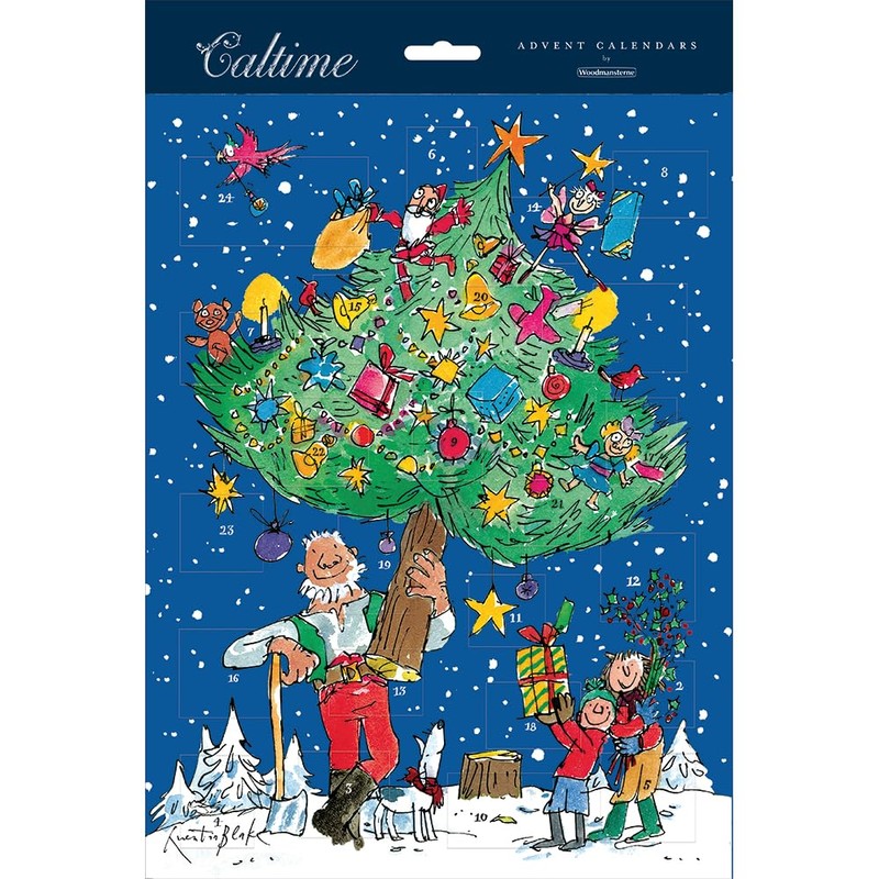 Traditional Advent Calendar Quentin Blake Bespoke - 325mm x 245mm