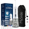 MySmile OLED Cordless Oral Irrigator Water Flosser 8 Jet Tips