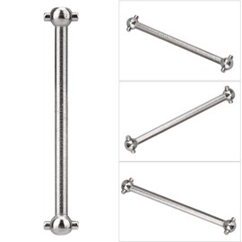 Keenso 4 Pieces Durable Metal RC Drive Shaft Dog Bone Drive Shaft for WLtoys 1/18 RC Car Parts
