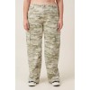 Cotton:On Women's Cargo Wide Leg Jeans Camo Print Denim Relaxed