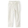 Gymboree,and Toddler Drawstring Linen Pants,Simply White,8