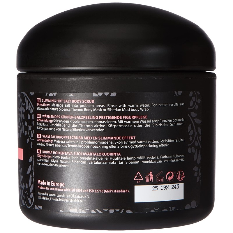 Natura Siberica Warming Figure Care Salt Scrub 370 ml