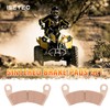 Front & Rear Brake Pads Sintered for Polaris RZR XP