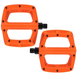 Dmr V8 V2 MTB Pedals - Bright Orange/Flat Mountain Biking Bike Bicycle Cycling Cycle Riding Ride Wide Platform Sticky Grip Pin Downhill Freeride Trail Dirt Jump Pedal Lightweight Accessories