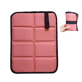 YACOTOERI Folding Cushion, Thick, 0.4 inch (1.0 cm), Oxford Fabric, Zafu Outdoor Sports, Lightweight, Waterproof, Moisture-Proof, Easy to Carry, Mountain Climbing, Camping, Sports Festivals, Flower