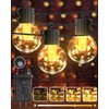 Outdoor String Lights with 4 Dimmer - 31Ft(25+6) 25 LED