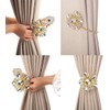 SUQ I OME Luxury Big Crystal Magnetic Curtain Tieback Holdback