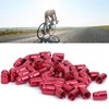 GUB 50Pcs Aluminium Alloy Schrader Valve Cap Bicycle Tyre Nozzle