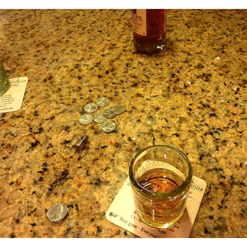 TEETOTUM | GAMBLING TOP - BRASS SPINNING TOP- GIFTS FOR