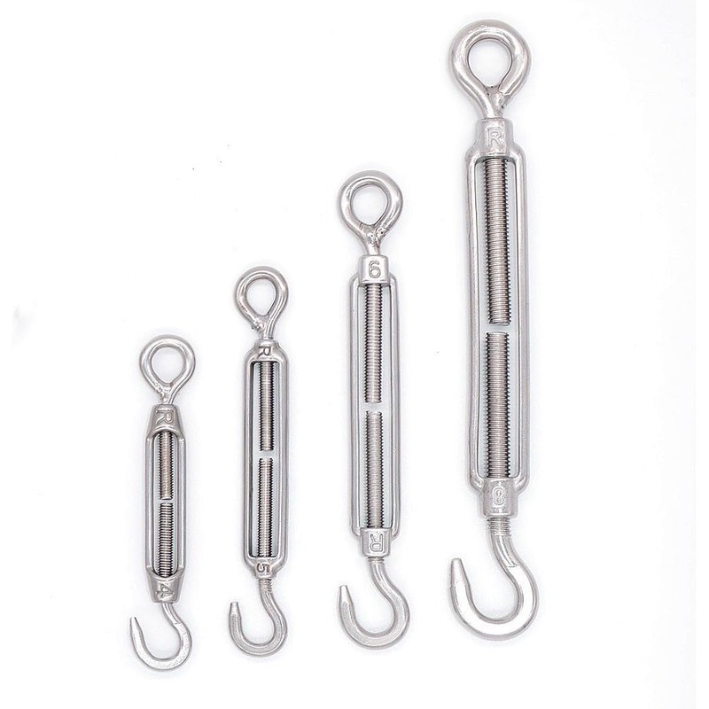 Medifier Turnbuckle Hook and Eye M5 10pcs Wire Tensioner Tightener