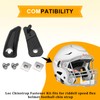 Loc Chinstrap Fastener Kit Fits for Riddell Speed Flex Helmet
