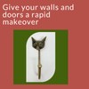 Knobs By Blossom Vintage Antique Brass Iron Wall Hooks Tie