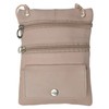 New PASSPORT Leather ID Holder Neck Travel Pouch Wallet (Pink)
