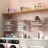 X-cosrack 6 Tier Closet Hanging Organizer, Clothes Hanging Shelves with