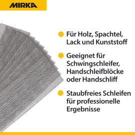 Mirka Abranet Handy Strips 80 x 230mm P120 Grit pack of 10
