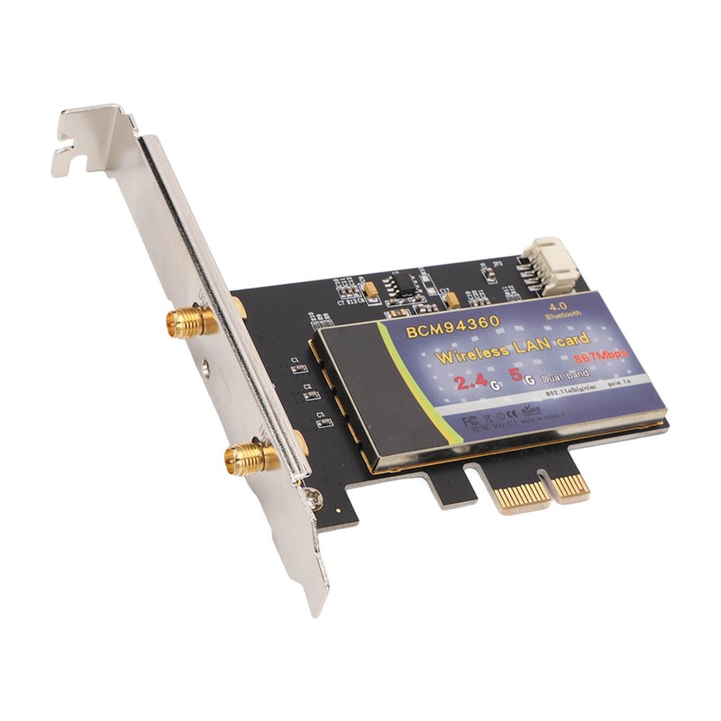 PCI E Network Card BCM94360 1200Mbps PCB Material Computer WiFi