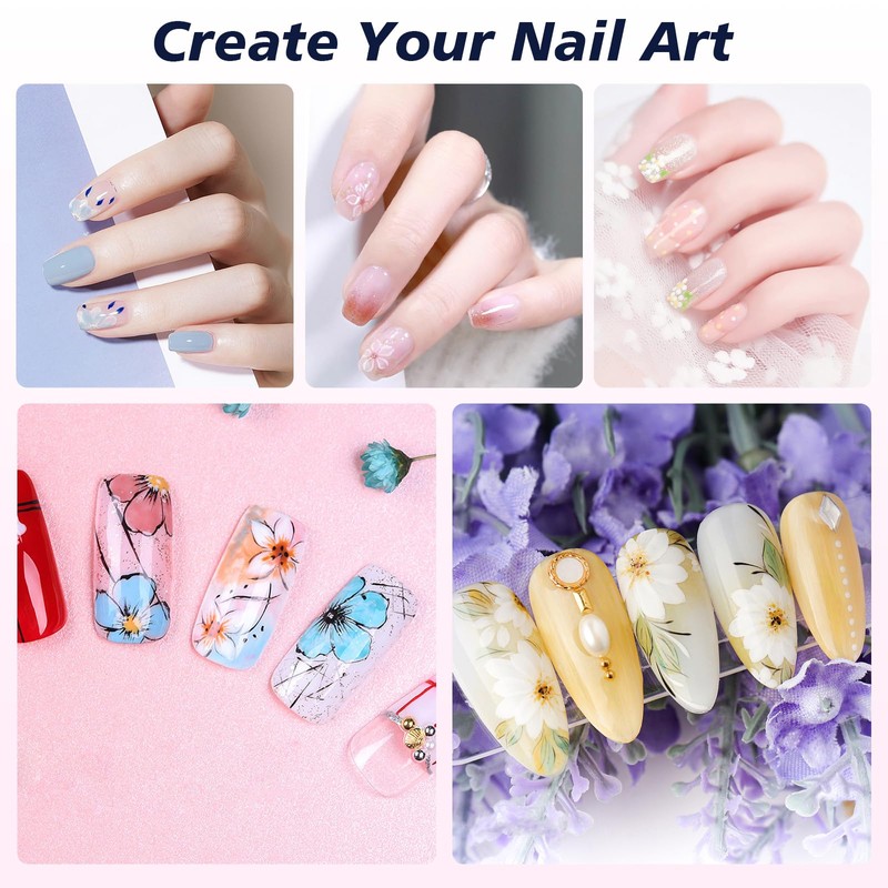 Subay French Nail Stamper, Nail Stamper Kit - 2pcs Nail