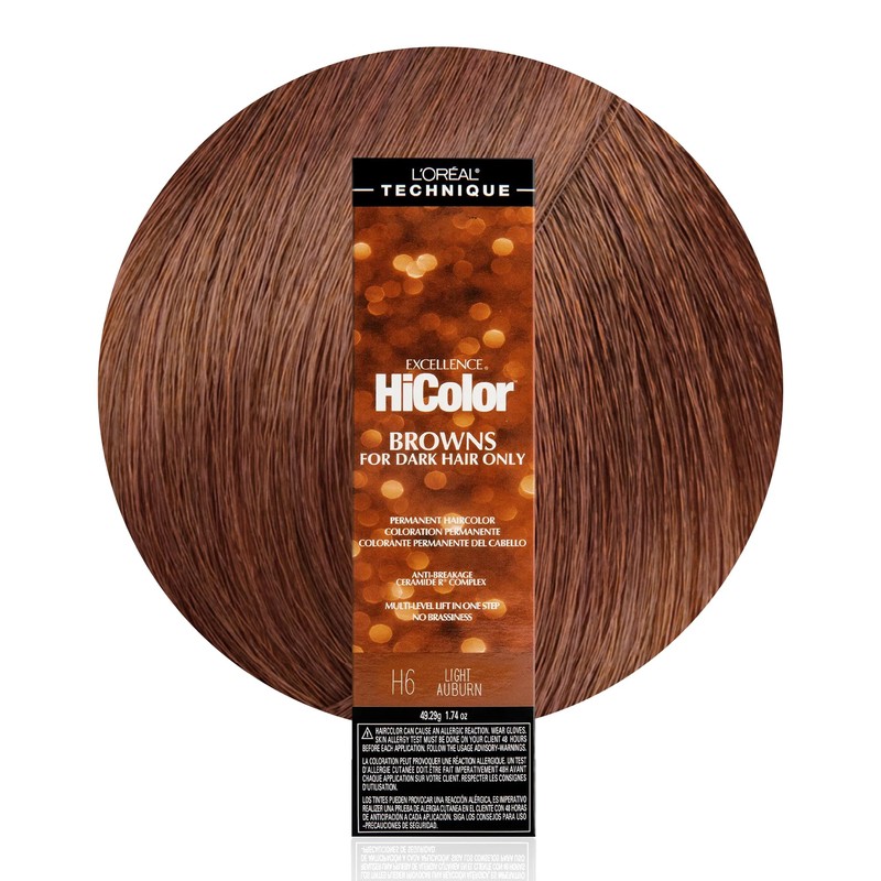 L'OREAL TECHNIQUE HiColor Browns & Blondes Permanent Hair Color -