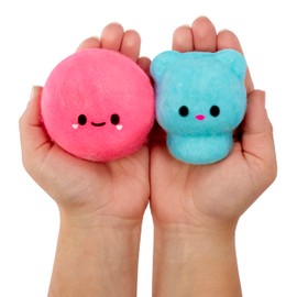 Fluffie Stuffiez Donut & Round Candy Minis Collectible Feature - Surprise Reveal Unboxing Soft and Squishable Tactile Play Fidget DIY