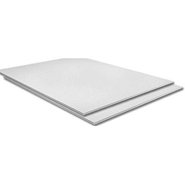24" X 36" Coroplast Sign - 4mm - Blank White Plastic Sheet Board - Fits Most A-frames - 2 Pack