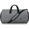 BUG 22" L*12" W*12" H Garment Bags, Convertible Garment Bag With Shoulder Strap, Shoes Compartment Carry on Travel Suit Bags, 2 in 1 Garment Duffle Bag for Men Women Weekender Bag (Grey)