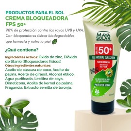 Bloqueador Solar Biodegradable Fps Pantalla Mineral