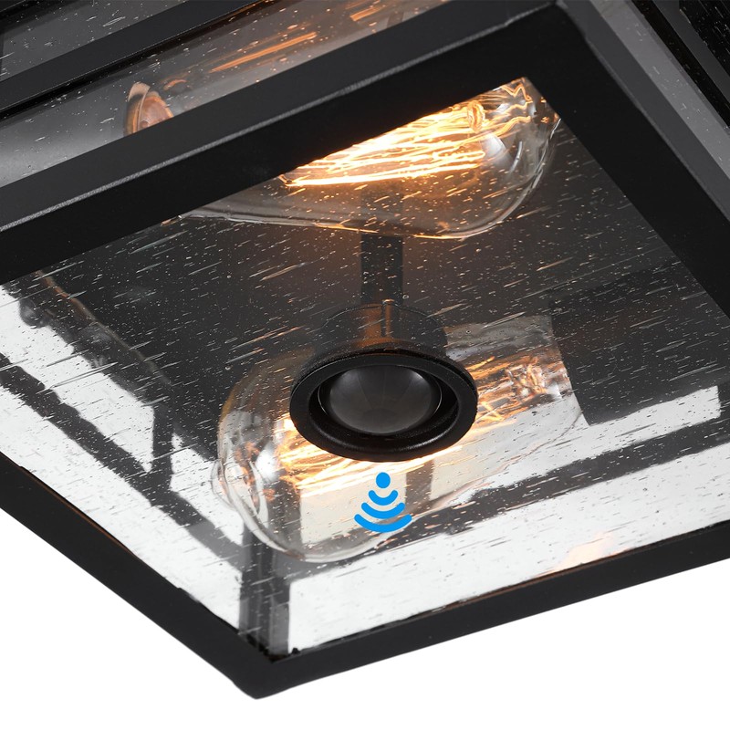 CALOKES Outdoor Flush Mount Motion Sensor Ceiling Light - Timeless