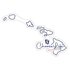 Hawaii Sticker Pro-Life Sticker