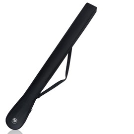 Jenaai Lacrosse Stick Bag 74" Lacrosse Defense Travel Airplane Bag with Padded Shoulder Strap for Women Men Long Lax Stick Equipment Protector(Black)