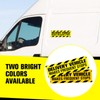 Dakchor Vivid Yellow Delivery Vehicle Makes Frequent Stops Delivery Driver