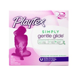 Playtex Gentle Glide Tampons Unscented Ultra Absorbency 36 Count (Pack of 3)