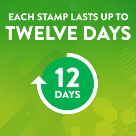 Scrubbing Bubbles Scrubbing Bubbles Fresh Gel Toilet Bowl Cleaning Stamps, Helps Keep Toilet Clean and Helps Prevent Limescale & Rings, Berry Burst Scent, 6 Stamps