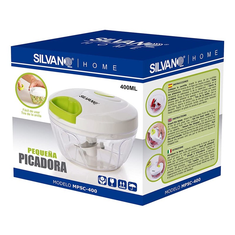 SILVANO MPSC-400 Manual Chopper, Stainless Steel