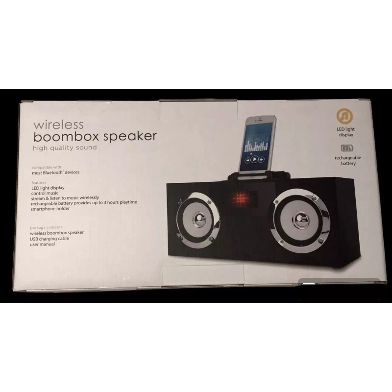 VIVITAR Bluetooth Wireless Speaker With LED Display And Rechargeable Battery