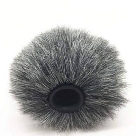 Kumonya Yoshino Windshield, Noise Reducing, Microphone Cover, Wind Screen, Foam, Lapel, Artificial Fur