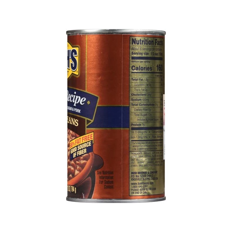 Bush's Best Boston Recipe Baked Beans, 28 Ounce (Pack of