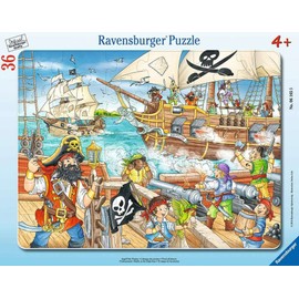 Ravensburger Pirate Battle 36 Piece Jigsaw Puzzle Ages 4 and Up 06165 5
