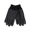 Kenneth Cole Reaction Men's Herringbone Gloves, Black, Large
